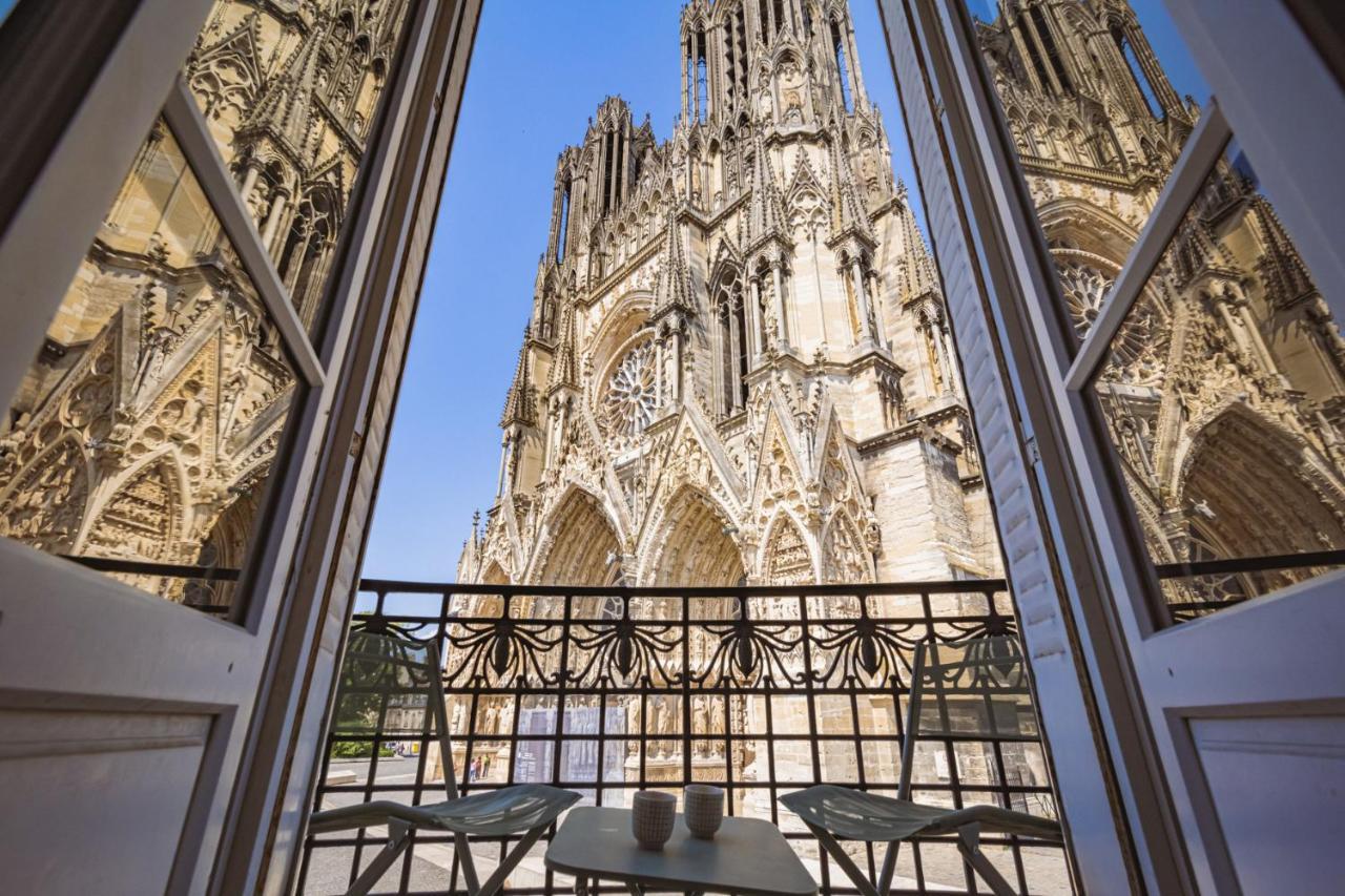 Apartament Au Pied De La Cathedrale #Vuemagique Reims Zewnętrze zdjęcie