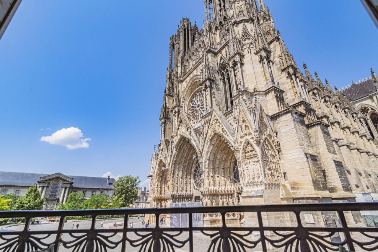 Apartament Au Pied De La Cathedrale #Vuemagique Reims Zewnętrze zdjęcie